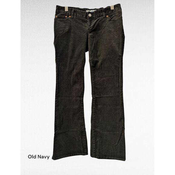 Old Navy Maternity corduroy black elastic waist stretch pants   Sz S - Picture 1 of 11
